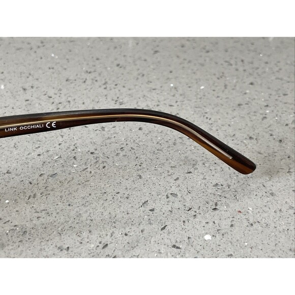 LINK OCCHIALI Eyeglasses Frames ONLY LINK3137 C45 50-17-140 Brown Crystal - Picture 6 of 14